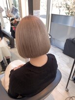 インク サカエ(inq sakae) ミルクティーベージュ 韓国ヘア ブリーチカラー