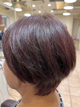 バサ 久米川店(BASSA) 透明感白髪ぼかしカラー/質感再生カラー