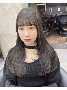 ロンドアヴァントゥス 池袋(Lond aventus) 韓国レイヤー/韓国風/ボブ/髪質改善/黒髪/ブリーチなし〔池袋〕