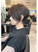 前下がりショート/前髪/絶壁解消/小顔効果/30代/40代【橋本】