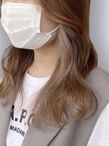 アッシュ ヘアーメイク 桐生(ash hair×make)&nbsp;20代30代40代くびれエアリーカール韓流インナーカラー小顔