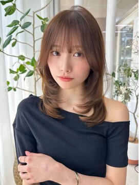 レイリー 原宿 表参道(Rayreee) レイヤーカット/レイヤー/韓国ヘア/似合わせ/顔周り