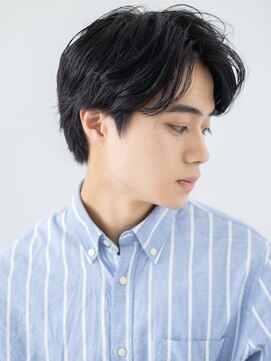 トニーアンドガイ メン 与野駅前店(TONI&GUY MEN) 20代30代アッシュブラック王道ツーブロック韓国ヘアd与野