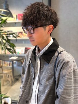 メンズサロン ブロック(Men's Salon bloc) ツイストスパイラルパーマ　強めパーマ　束感　ツーブロック