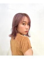 ジーエヌエム ゴニアンドムジン(G.N.M GUNHEE&MUJIN)&nbsp;骨格似合わせ顔まわりカット透け感ハイトーンカラー/韓国ヘア