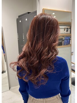 シアン 矢場町店(CYAN.) 細めハイライト×ピンクカラー