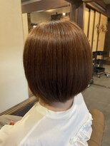 穀雨(Kokuu)&nbsp;ボブ×オレンジベージュ