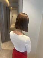 ビジョン 赤坂(vision)&nbsp;ぱつっと切りっぱなしボブ　髪質改善でサラ艶ヘア