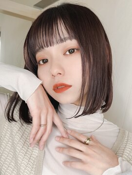 ヘアーアンドビューティーガーデン(HAIR AND BEAUTY GARDEN) 栃木大人ショートボブグレイカラー白髪染め白髪ぼかしハイライト