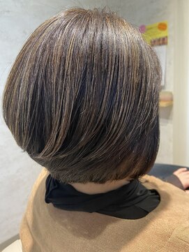 シー 東橋良店(She) 白髪ぼかしハイライト 30代、40代、50代