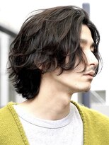 フィフス 天神大名(fifth) 天神メンズゆるめフェザーパーマセンターパートニュアンスパーマ