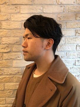 グラッドバーバードットエビス 恵比寿(GLAD BARBER. EBISU) サーフカール/スパイキーショート/ブルーブラック[恵比寿]