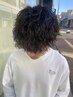 [齋藤指名]#波巻き、ツイスパ、スパイラルパーマ＋メンズカット￥9900