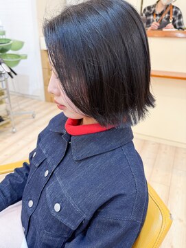 モリオ フロム ロンドン 成増店 【morio成増/児玉】暗髪　ハンサムボブ