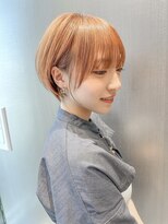 ハルキミナト ジャパン ヨコハマ(HARUKI MINATO japan YOKOHAMA)&nbsp;大人ショート/縮毛矯正/学割U24/ブルーカラー/くすみベージュ