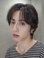 フィフス 渋谷(fifth)&nbsp;渋谷大人ニュアンスパーマメンズカットセンターパート爽やか緩め