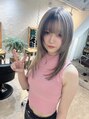 ロア インターナショナル 新宿店(LoA International)&nbsp;流行りの韓国ハッシュカットとハイトーンカラーの相性◎