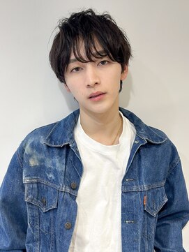 レトン 銀座(leton) サーフカール/フェザーパーマ/マッシュ/センターパート/メンズ