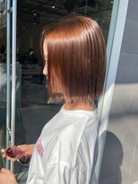 ローヴ 梅田(L'aube)&nbsp;切りっぱなしボブ　大人ボブ　髪質改善 丸くないボブ