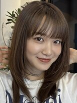ミンクスリッカ 表参道(MINX RICCa)&nbsp;ミディアム×ナチュラルレイヤー