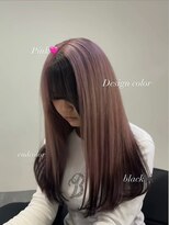 アグ ヘアー ドルチェ 静岡青葉通り店(Agu hair dolce) ブリーチありデザインカラー×艶髪