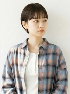 キビト(kibito) マッシュショート耳掛けスタイル東新宿御苑曙橋20代30代40代