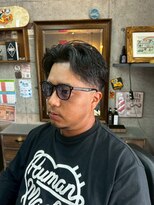 アールズ ヘア(R's hair) MEN’S HAIR/サーフカール/刈り上げセンターパート/印西