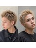 【塙指名限定】メンズカット＋ブリーチ＋カラー￥16,500