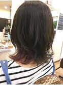 インナーカラー 外ハネボブ