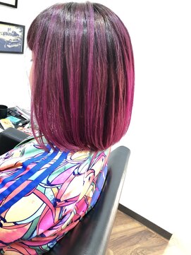 ディーパス(D-PATH) 外国人風大人気バレイヤージュカラー_会津若松D-PATH