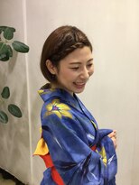 ボザァル(BEAUX ARTS)&nbsp;まとめ髪&浴衣を着る