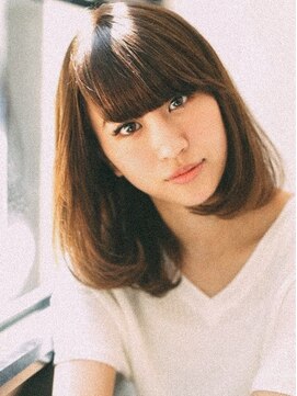 エムスラッシュ たまプラーザ(M.SLASH) 【m.slash bonheur】厚めバングで♪重軽MIXワンカール