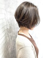 ジーナ セントラル銀座(Zina)&nbsp;【ZinaCENTRAL】イメチェン毛先パーマ耳かけ×フォギーベージュ