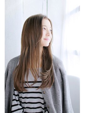 プティルカ ディーシー本店(PutiLuca D.C.) かきあげナチュラルストレートスタイル