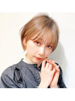 ラナ 渋谷(Lana)&nbsp;【Chill】大人かわいい季節のピンクベージュクールショートボブ