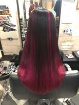 トリックストア(TRICK STORE)&nbsp;ブリーチしててもサラサラ！インナーカラーピンク！