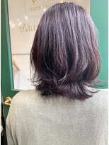 プチメゾントウキョウ(Petit Maison Tokyo)&nbsp;ピンクバイオレット_ふんわりミディ