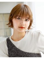 タヤ 東急百貨店吉祥寺店(TAYA) 20代シースルーバングハイライトオリーブカラーショートボブ