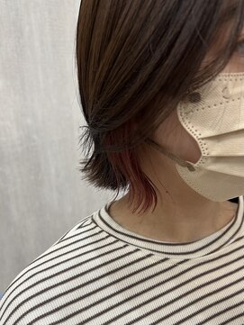 アルーシェ 心斎橋(Alushe) ミニボブ×ピンクインナー