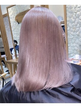 モアナバイヘッドライト 綱島店(Moana by HEADLIGHT) #ピンクベージュ#ホワイトカラー#髪質改善