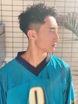 スウェル 船橋店(Swell)&nbsp;ハイライト/マッシュパーマ/ウルフ/波巻き/メンズ