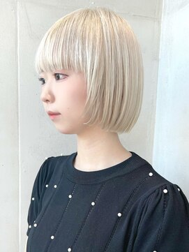 セイドット オモテサンドウ(Say. omotesando) say.重政　最新トレンドホワイトベージュブリーチハイトーン