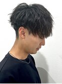 メンズマッシュパーマニュアンスパーマスパイラルパーマ刈り上げ