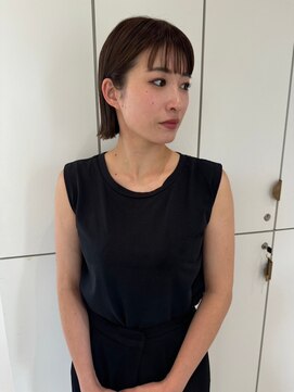 リィベ(Liibe) 20代30代40代/大人ボブ/切りっぱなしボブ/髪質改善カラー