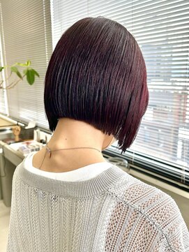 テトヘアー(teto hair) レッドカラー　ピンクレッド