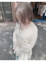 ペレ 梅田(PELE)&nbsp;前髪/アンブレラカラー/こなれミディ/イメチェン/ウェーブパーマ