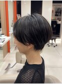 白髪ぼかしハイライト ショート