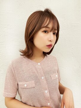 オーロ 緑地公園店(ORO) 20代30代40代50代ボブルフネビージュ小顔ワンレンショート