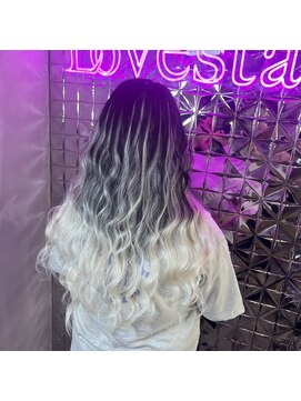 ラブスタシー 小倉店 #シールエクステ#エクステ#ハイライト#バレイヤージュ