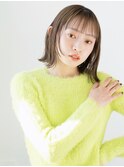 透明感　シースルーボブ